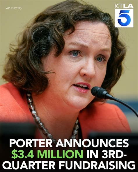 Katie Porter announces $3.4 million 3rd-quarter fundraising haul